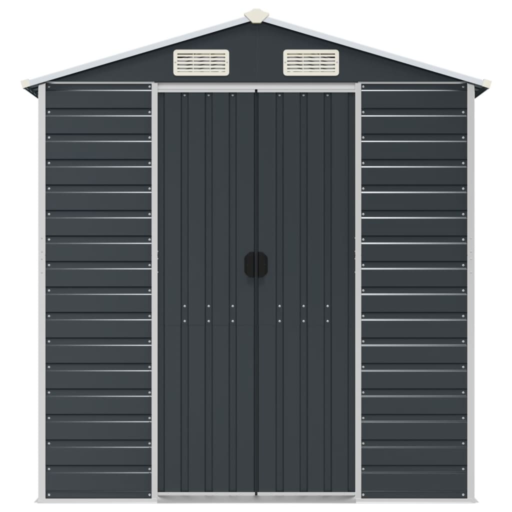 Garden Shed Anthracite 191 x 810 x 198 cm Galvanized Steel