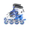Детские роликовые коньки, регулируемые по размеру, веселые, светящиеся, ударопрочные, со светящимися колесами, встроенные роликовые коньки