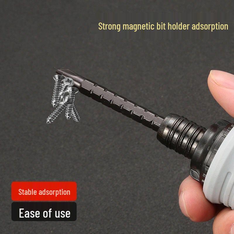 Magnetic Telescopic Ratchet Screwdriver Set with Flat and Phillips Heads