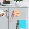 3D Printed Skeleton Refrigerator Magnet Halloween Poseable Skeleton Figurine with Movable Joints Articulated Gothic Skeleton