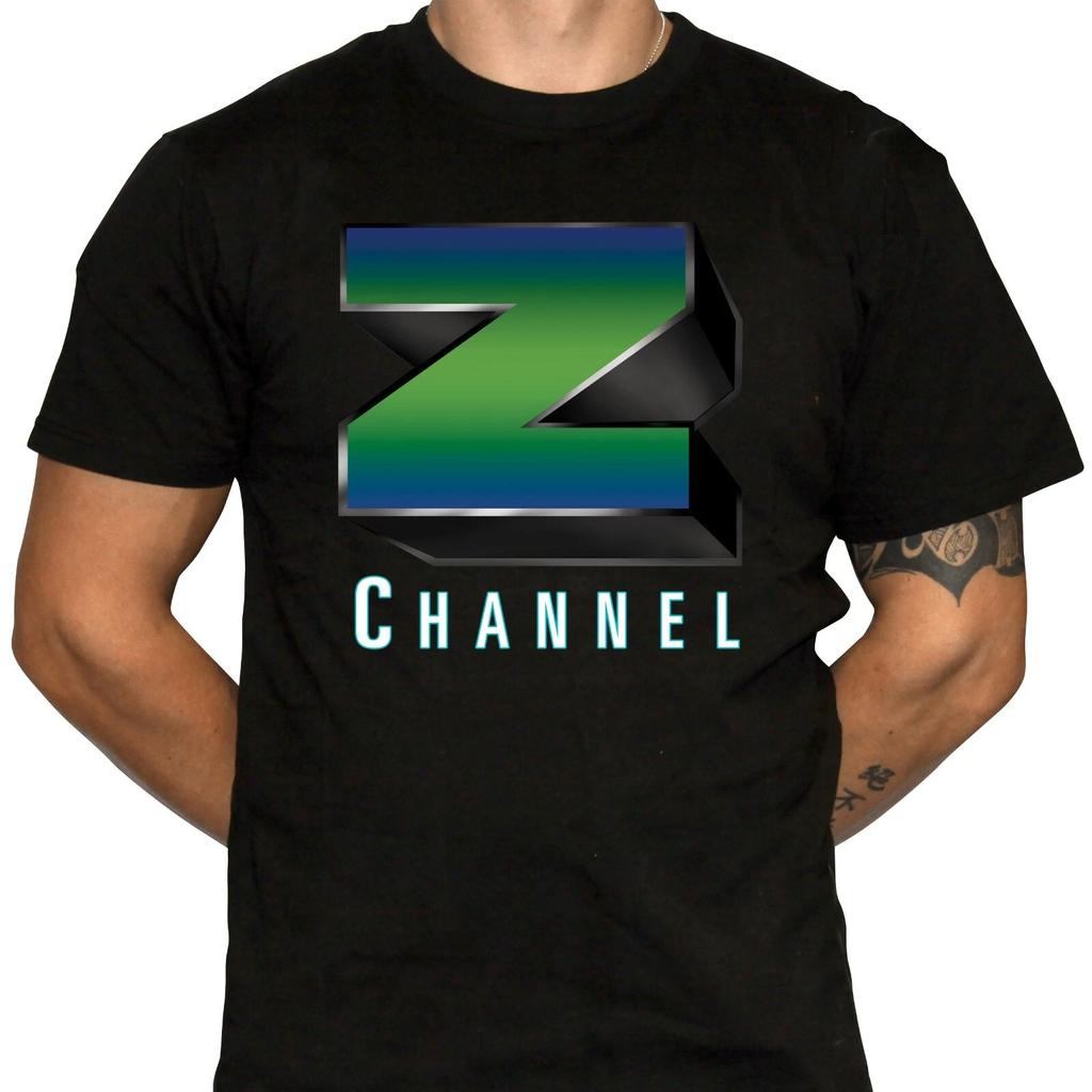 Z CHANNEL T-SHIRT - Defunct TV Platform - 100% Preshrunk Cotton T-Shirt