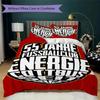 Energie Cottbus Pattern Bedding uilt Set uilt Cover Pillowcase Home Decoration Birthday Gift (1*duvet cover + 2*pillowcase without core)