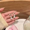 Trendy Bow Pearl Earrings for Women - Elegant Fairy Style Studs