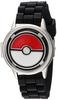 Мужские повседневные часы Pokemon, кварцевые, металл и силикон, черные (Номер модели: ПОК9025)