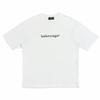 Balenciaga Белая мужская футболка с логотипом спереди Размер XS Модель 612966