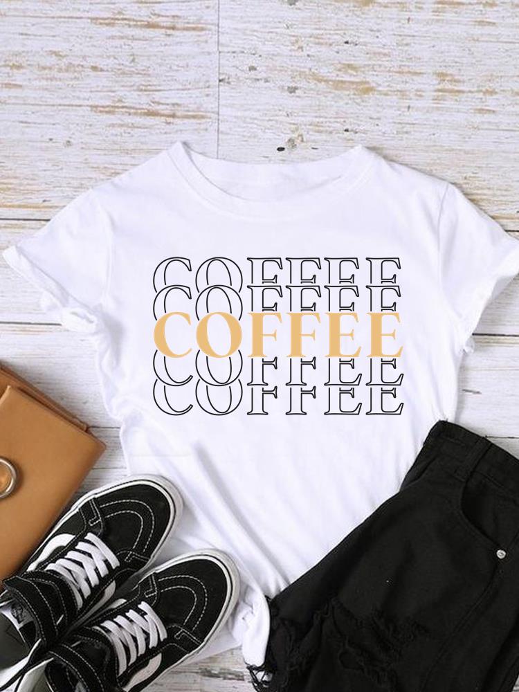 (Asian Size) T Shirt Fashion Love Letter Trend Cute Women Print Lady Female Graphic Casual Short Sleeve T-shirts Tee Top Clothing