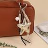 Five-Pointed Star PU Leather Bow Bag Pendant Y2K Cute Bag Accessory Women Backpack Hanging