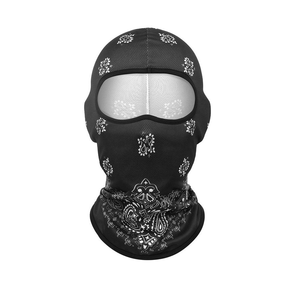 Breathable Cool Balaclava Ice Silk Face Cover Headwear Fashion Full Face Cap  Motorcycle Riding