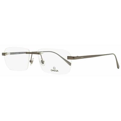 Мужские безободковые очки Omega Om5015h 008 Gunmetal 56мм 008
