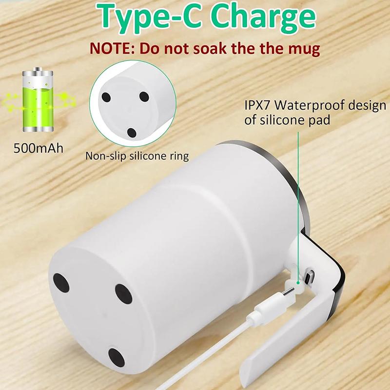 Automatic Self Stirring Magnetic Mug Coffee Self Mixing Mug Usb Rechargeable Smart Thermal Cups With Lcd Screen Food Safe Mug