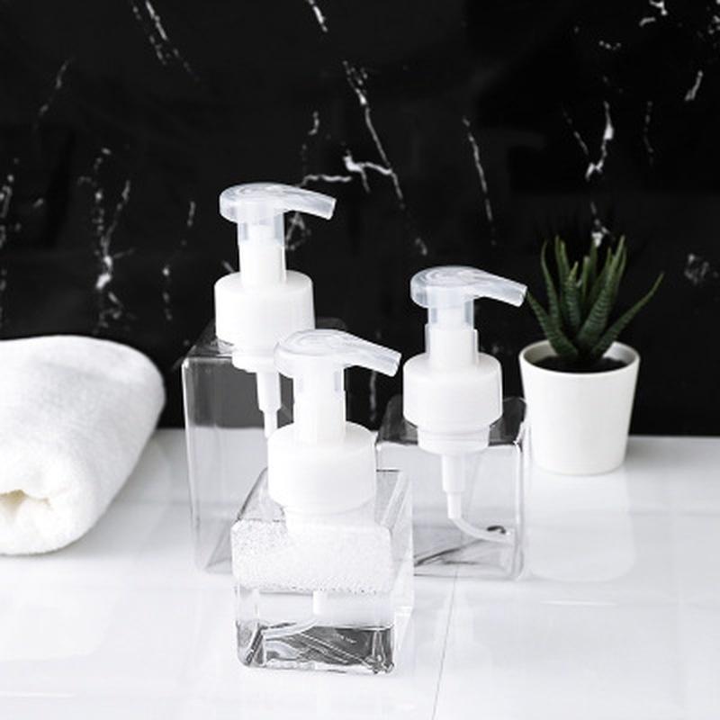 250/400ml Foaming Bottle Bathroom Portable Soap Dispensers Liquid Soap Shampoo Pump Bottles Bathroom Accessories