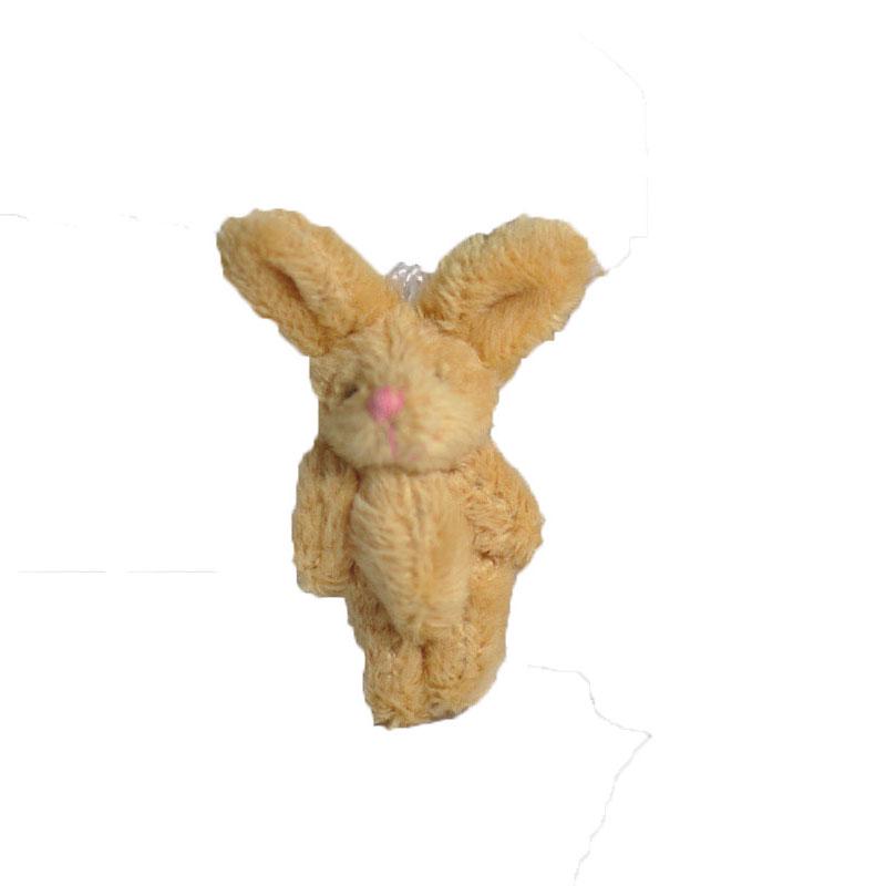 Очаровательная Мини Милая Плюшевая Игрушка Крошечный Кролик Медведь Кукла Мягкая и Уютная на Ощупь