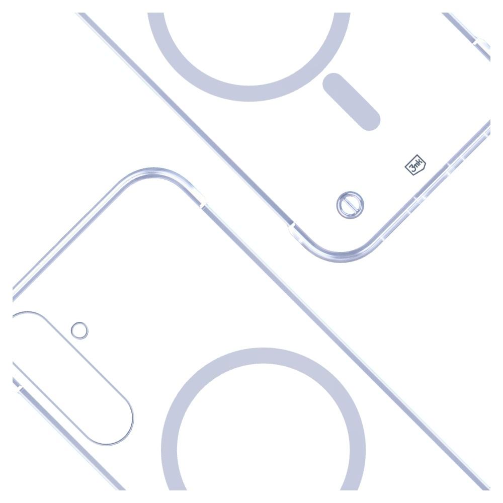 Ultralekkie Etui 3Mk Just20G Magcase Do Galaxy S25+, Przezroczyste