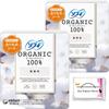 Sophie Vaginal Organic 52 шт. x 2 шт. Набор из 104 специальных салфеток для регулярного использования [оптовая закупка], простыня, 100% хлопок, без запаха, (Всего штук)