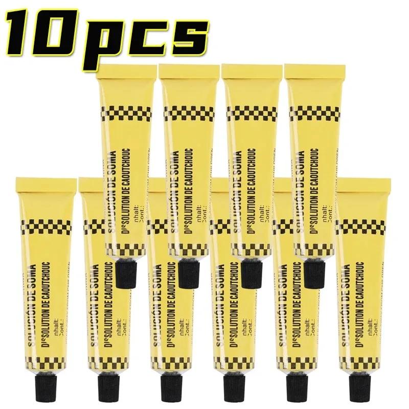 Powerful Automobile Tire Repairing Glue Inner Tube Puncture Kit Repair Cement Rubber Cold Patch Solution for Motorcycle Bicycle
