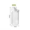 Double-sealed Transparent Large-opening Laundry Detergent Storage Tank with Measuring Cup