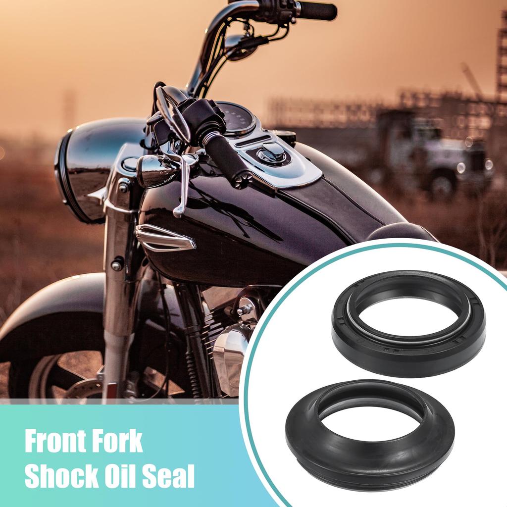 X AUTOHAUX 1 комплект 33 мм x 45 мм x 8/10,5 мм Подходит для мотоцикла Yamaha YZF-R125 2008-2014 Сальник и пыльник передней вилки