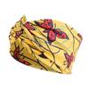 New African Floral Print Headband Twist Style Women's Sports Yoga Elastic Hairband Fashion Salon Make Up Hair Wrap Headwear