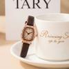 New Fashion Luxury Woman Tonneau High Quality Leather Watch Women Wrist Watches Students Casual Quartz Watches Gifts Reloj Mujer