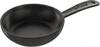 Staub Black Frying Pan Enamel Cast Iron Compatible with IH Japanese Skillet "Skillet 16cm" [Authorized Product] 40501-142