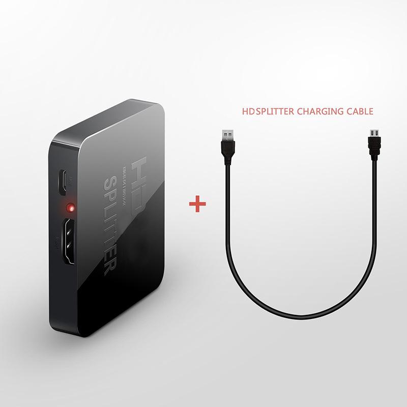Разветвитель HDMI 4K 1x4 с пластиковым корпусом для видео высокой четкости