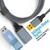 USB 3.0 Male To Female High Speed Transmission Data Cable Computer Camera Printer Extension TV Gaming Nylon Braided Cable