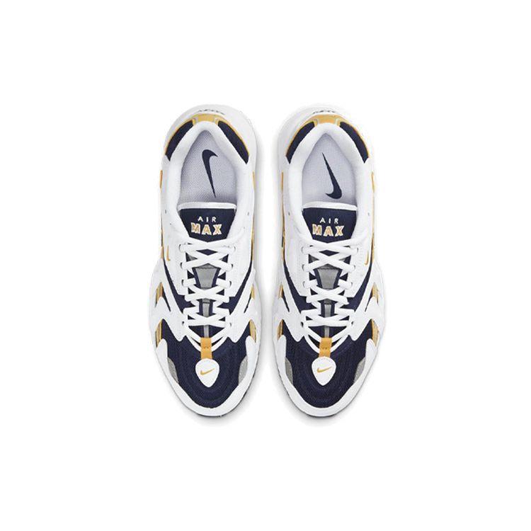 Nike Кроссовки унисекс Air Max 96 2 Goldenrod Белый Черный Полночь-Темно-синий CZ1921-100