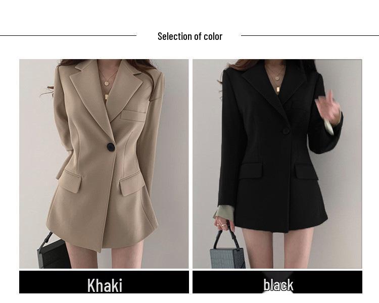 2025 Women's Korean Style Loose Fit Spring/Autumn Suit Jacket
