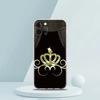 Чехол-бампер с бриллиантовой короной для iPhone 16 15 14 13 12 Pro Max Прозрачный Мягкий для iPhone 11 Pro Max 7 8 Plus XS XR Корпус Сумка