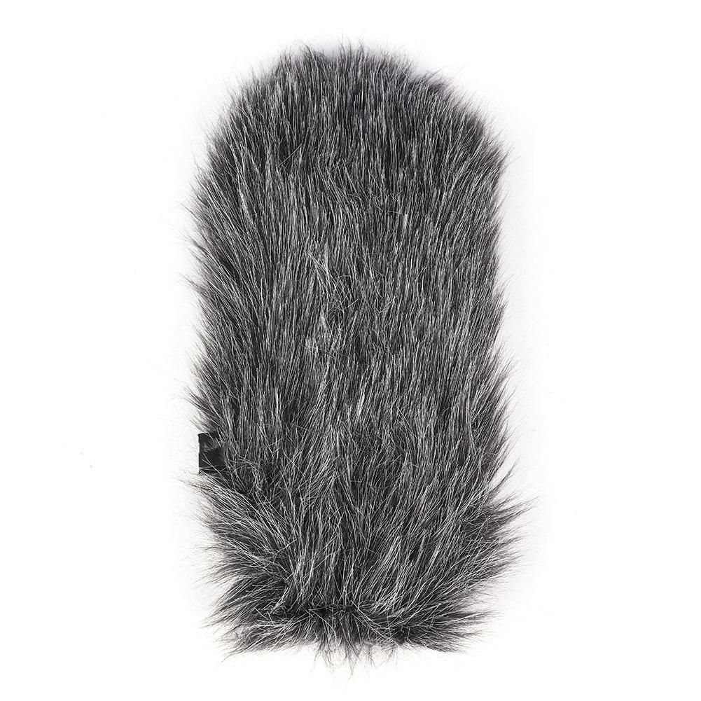 Outdoor Dusty MIC Microphone Artificial Fur Cover Windscreen Windshield Muff For Rode GO