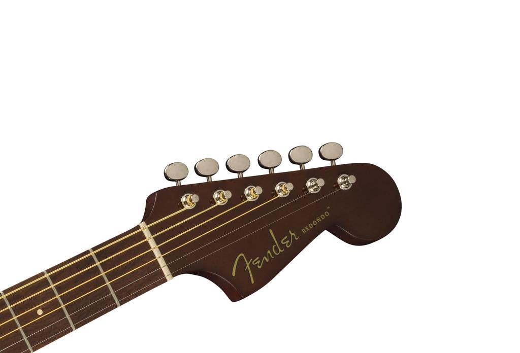 Fender Электроакустическая гитара Fender Redondo Walnut Gold Sunburst с мягким чехлом, плеером, накладкой на гриф, пикгардом,