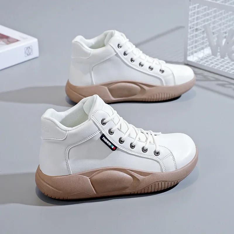 Fashion Women Autumn New Outdoor Casual Sneakers Winter Warm Fur Plush Ladies Lace Up Fashion Sneakers Platform Shoes Zapatillas Mujer