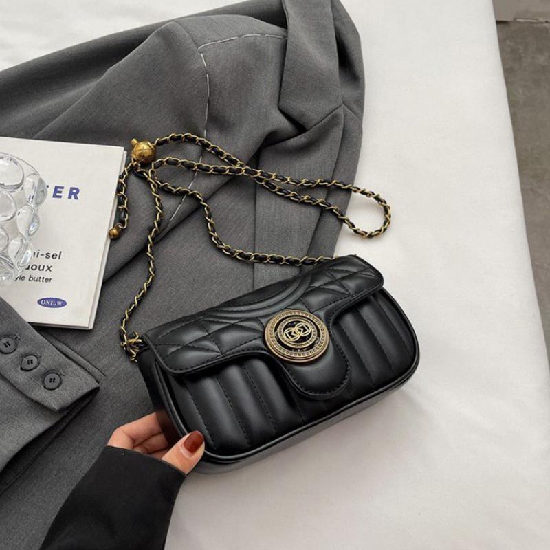 Новинка 2024 года, женские сумки, модные модные сумки на плечо, универсальные сумки через плечо с бриллиантами, сумки на цепочке, элитные сумки