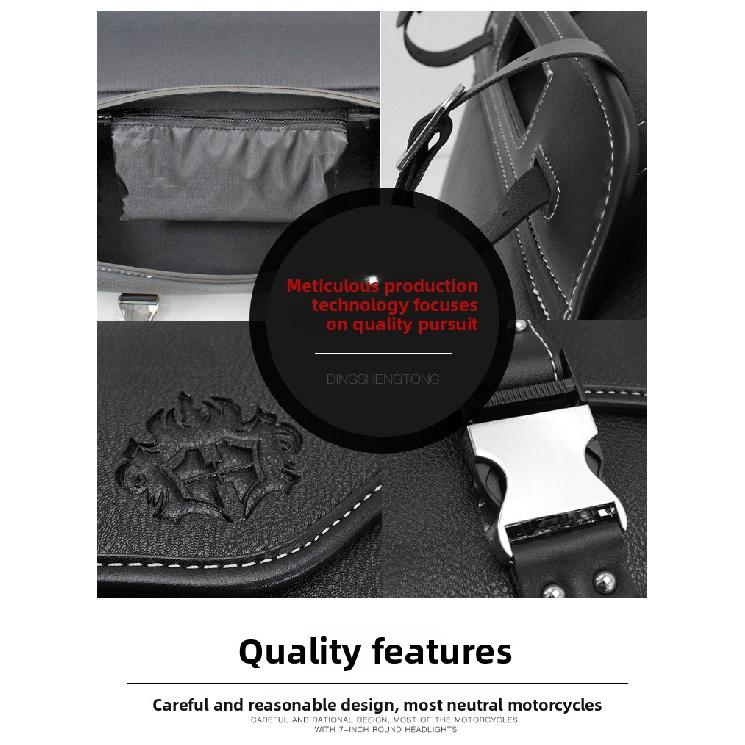 Ретро Мотоциклетная Боковая Сумка для Хранения для Harley Honda Rebel 250 300 500 1100 Сумка для Инструментов