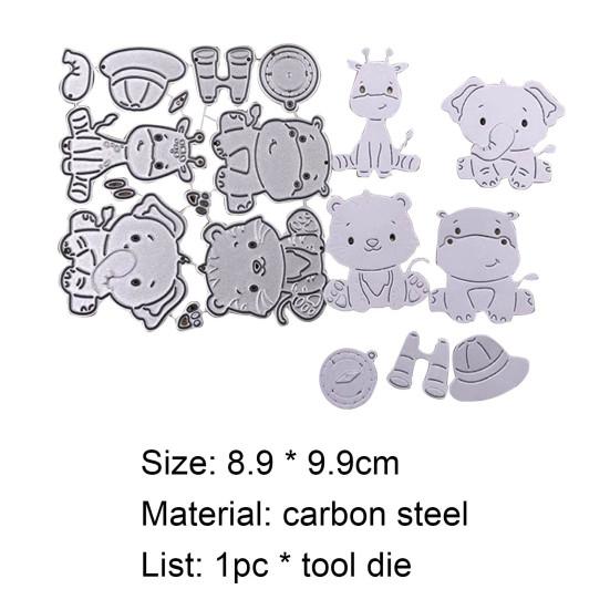 Прочный штамп для резки формы животного, удобный и полезный ручной штамп для резки металла, трафарет, инструмент для скрапбукинга своими руками    