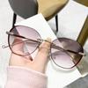 Women's Reading Glasses Presbyopic Glasses Anti Blue Light Glasses Frameless Prescription Glasses Polygon HD PC Gradient Glasses