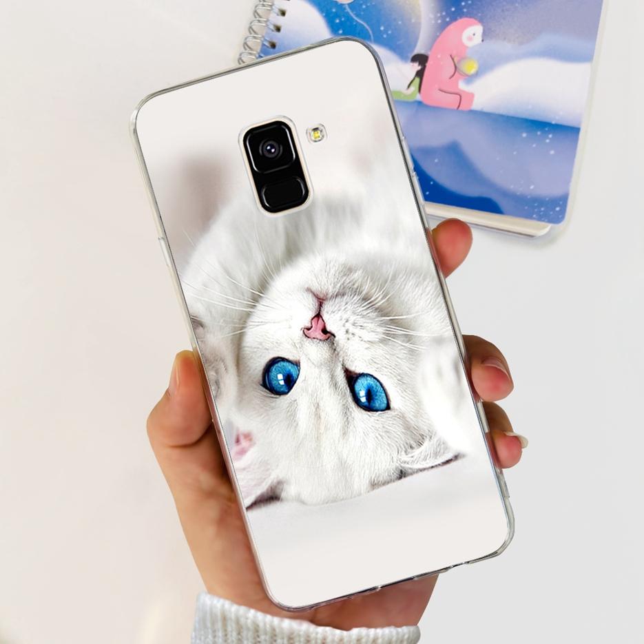 Чехол для Samsung Galaxy A8 Plus 2018 SM-A730F Роскошный Расписной Чехол Мягкий Силиконовый Чехол для Телефона Для Samsung A8 2018 A530F A8+ Бампер