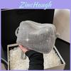 Chic Small Square Bag For Women 2024 Korean Style Pu Leather Silver Crossbody