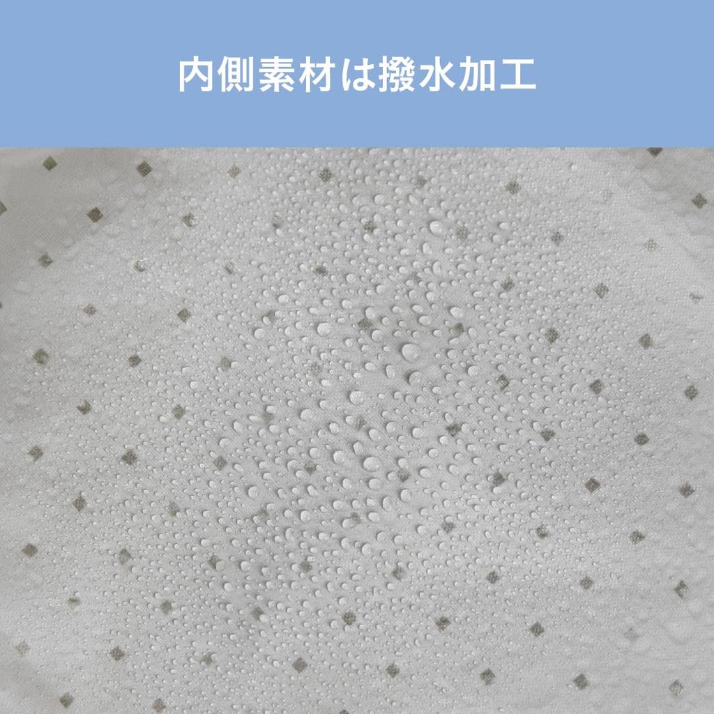 CB Japan Bento Box Wrapping Easy To Spreadable with Ice Pack Pocket Sheet, Wrap, Multi-Functional, Gray, Water-Repellent Interior, Placemat,