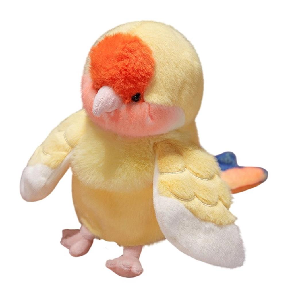 Милая плюшевая игрушка-рукавичка в виде попугая, подходит для детей в качестве подарка