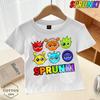 Just A Guy Who Likes Sprunki Boy Graphic Print Sprunki Kids T-Shirt Fashion Trend Boy Tshirt Summer Boys/Girls Universal Clothes