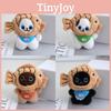 Adorable Mini Cat Plush Keychain Soft Pp Cotton Cute Cartoon Animal Design