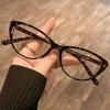 Новые Повседневные Универсальные Однотонные Очки Ретро Кошачий Глаз Сверхлегкие Прочные и Удобные Унисекс Очки для Блокировки Синего Света