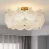 Creamy Style Master Bedroom Lamp Simple Modern Creative Shell Ceiling Lamp
