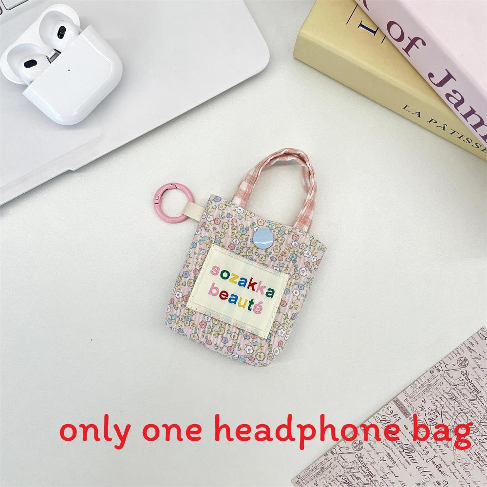 Modern Minimalist Polyester Earphone Case With Multiuse Storage For Travel Organizers