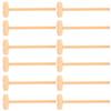 NOLITOY 12-Piece Mini Hammer, Wooden Toy, DIY Tool, Birthday Gift, Wooden Hammer for Kids, 15cm