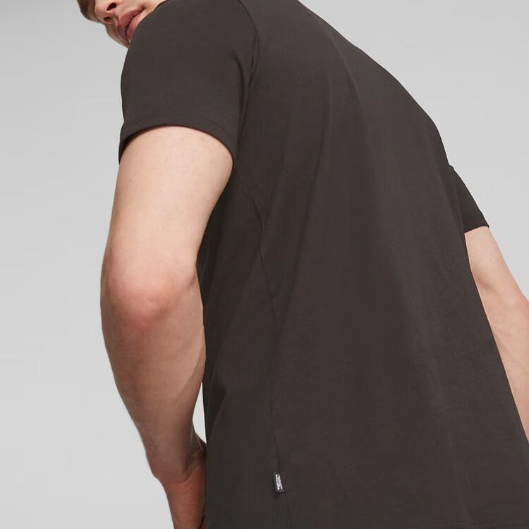Puma Базовая графика Животное Модная Буква Животное Футболка с коротким рукавом Мужские футболки Черный 690665-01