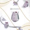Charms Flower Tulip Bead Beads Pr 925 Colorful Zircons Crystal
