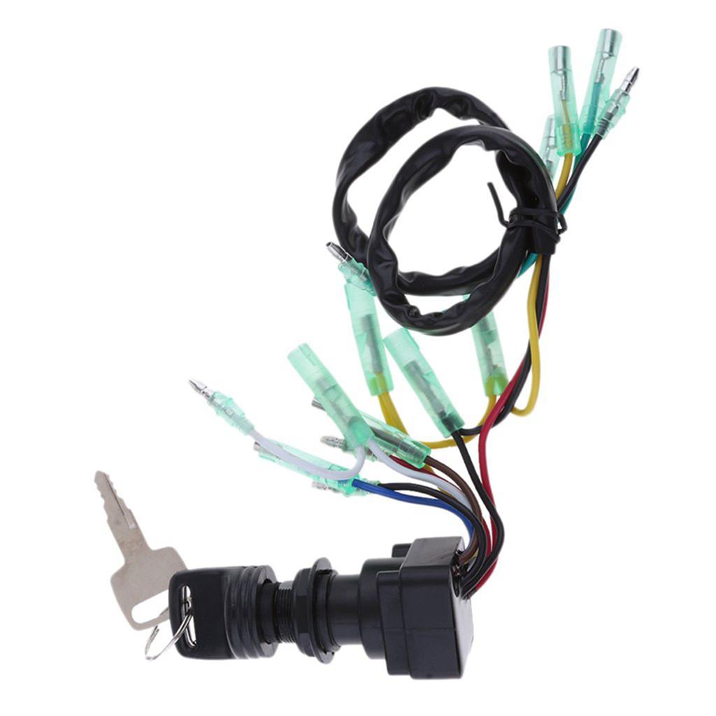 Узел ключа зажигания для блока управления подвесным мотором 60 л.с., 70 л.с., 115 л.с., 150 л.с., 200 л.с., 225 л.с. 703-82510-44-00 703-82510-43-0