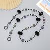 Plush Bead Crossbody Chain Phone Strap Crossbody Lanyard Backpack Lanyards Long Mobile Phone Rope Pendant Camera Strap